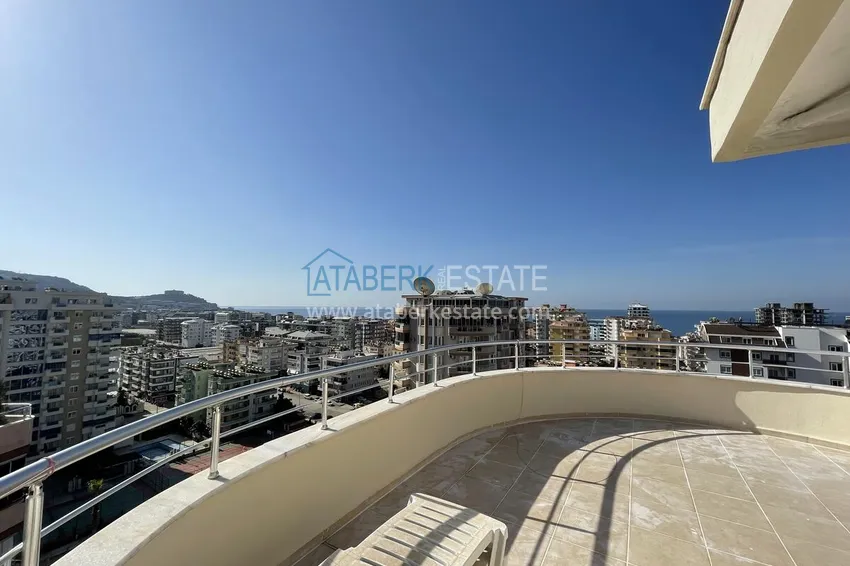 Purchase  Furnished duplex with sea view in Alanya, Mahmutlar district - 300 meters from the sea  18 