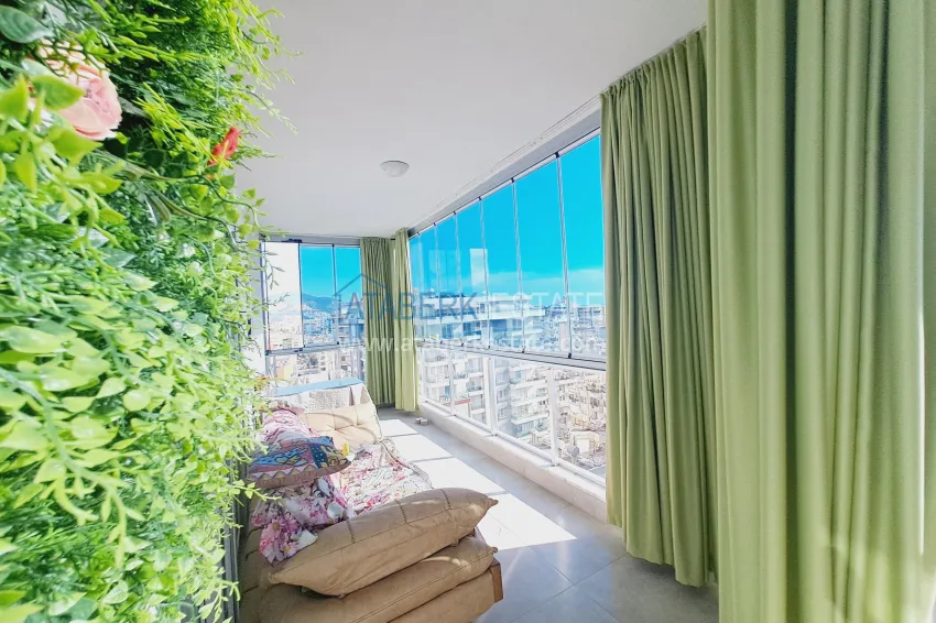 Purchase Linear 3+1 apartment with separate kitchen, new furniture and partial sea view - Mahmutlar district, Alanya 22