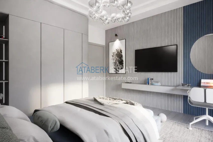 Purchase Modern villas in the mountainous region of Antalya — Dosemealti, under construction 10 