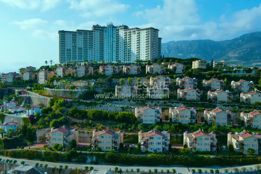 Turnkey 2 bedroom apartment with garden and luxurious panoramic view – Alanya, Mahmutlar 1 