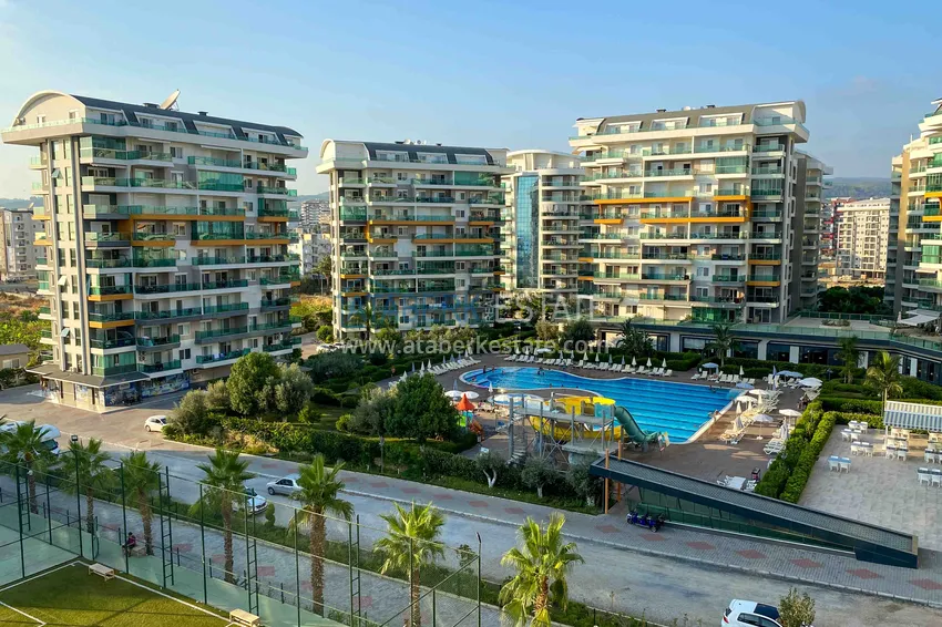Furnished one-bedroom apartment in a residence with hotel infrastructure — Alanya, Avsallar district 1 