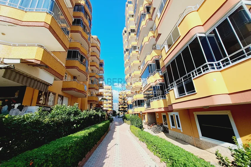 Furnished two-bedroom apartment 100 meters from the sea - Mahmutlar district, Alanya 1 