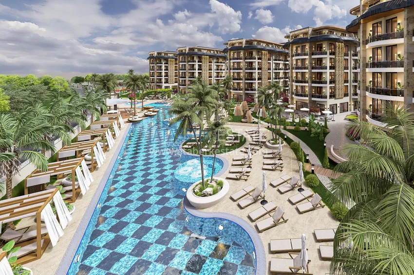 Investment property under construction from an investor — Alanya, Oba district  1 