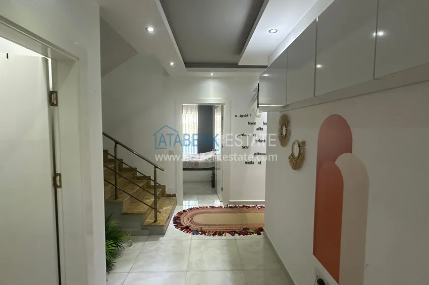 Purchase Duplex apartment with furniture, separate kitchen and mountain view — Kestel district, Alanya 1 