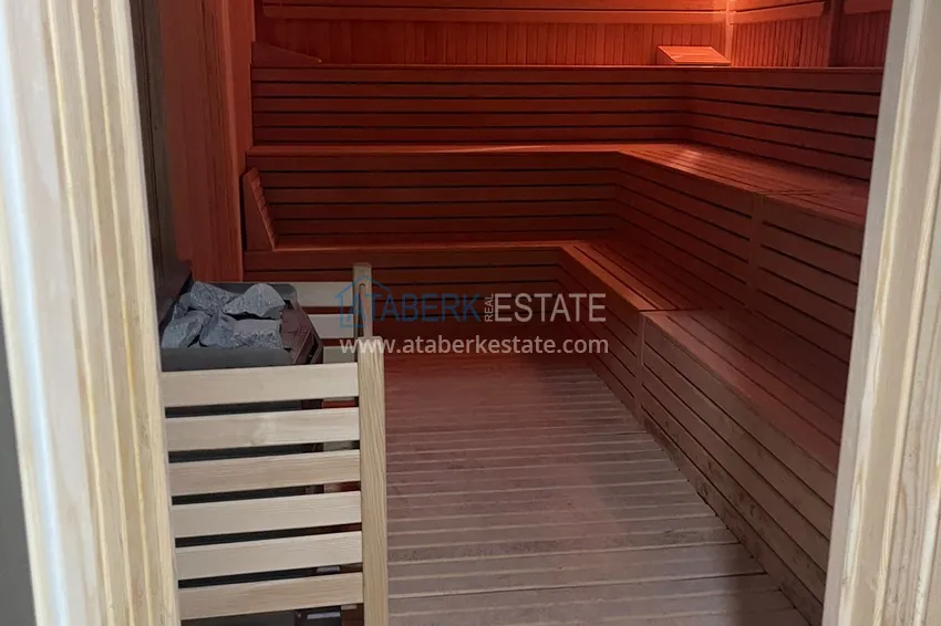 Duplex with new furniture and mountain views in a modern complex - Gazipasa City 13 