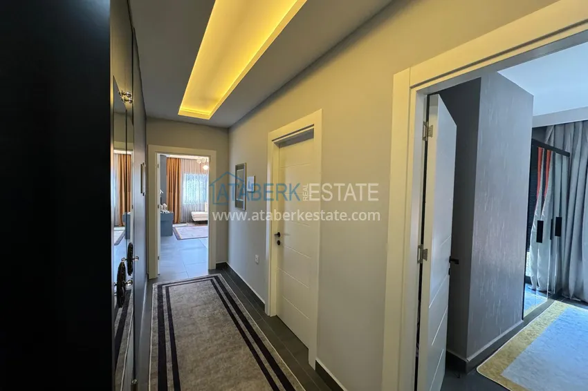 Purchase  2+1 apartment with furniture and sea view in a young complex, Mahmutlar district — Alanya 2 