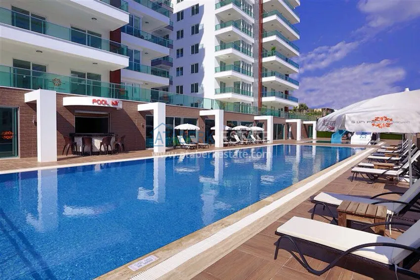 Real estate for a residence permit. Three-room apartment with furniture in Alanya, Tosmur district  2 