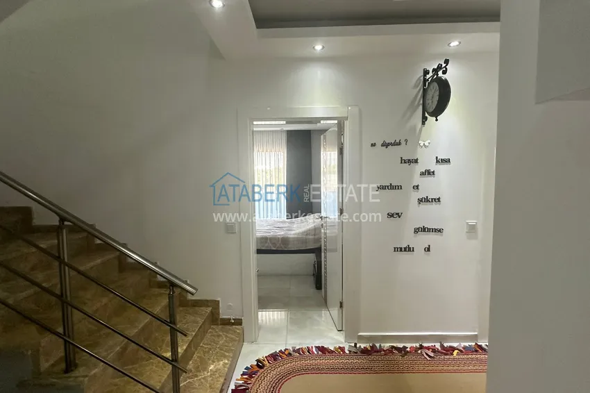 Purchase Duplex apartment with furniture, separate kitchen and mountain view — Kestel district, Alanya 2 
