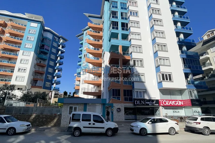 Apartment 1+1 with furniture and sea view, suitable for a residence permit - Alanya, Tosmur district 2 