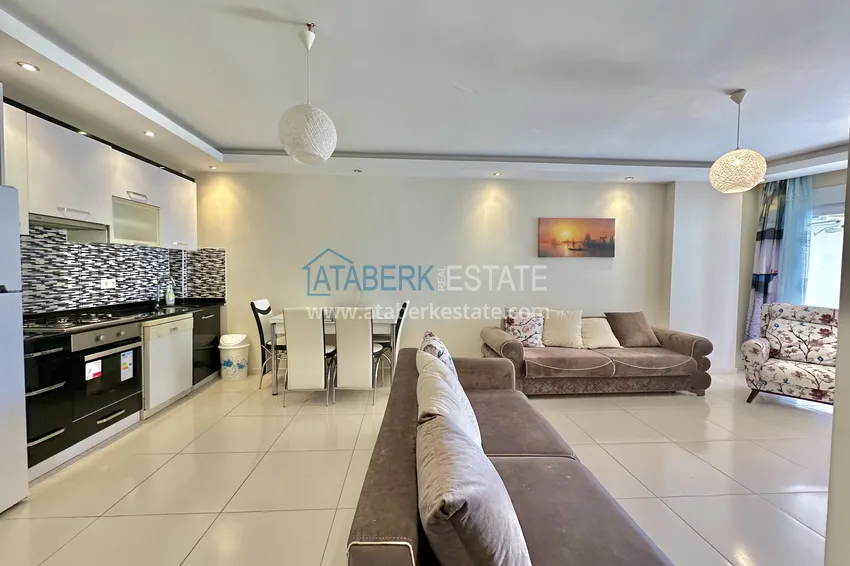 Purchase Apartment 1+1 with furniture and sea view, suitable for a residence permit - Alanya, Tosmur district 2 