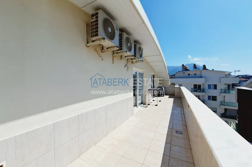 Purchase  Turnkey duplex apartment in the Oba area in a comfortable family complex  30 