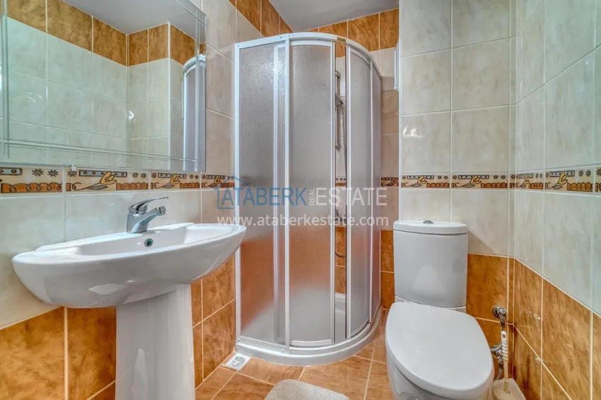 Purchase Linear 4+1 apartment with a modern interior in a complex on the beachfront in Alanya, Oba district 35 