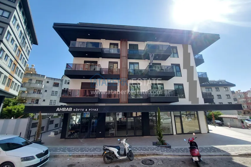 One bedroom apartment 75 m2 in the center of Alanya in a new residential complex 3 