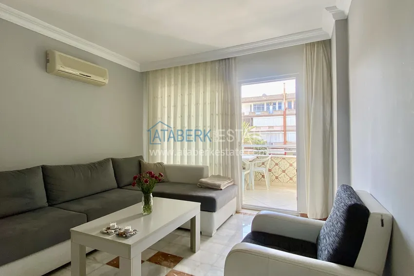 Purchase  One bedroom apartment in a cozy residential complex. Suitable for a residence permit. Oba District, Alanya 3 