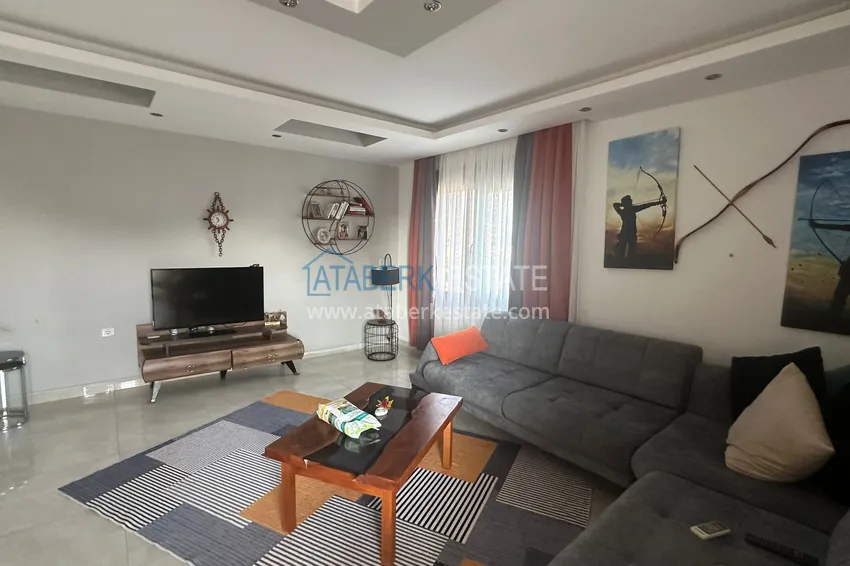 Purchase Duplex apartment with furniture, separate kitchen and mountain view — Kestel district, Alanya 3 