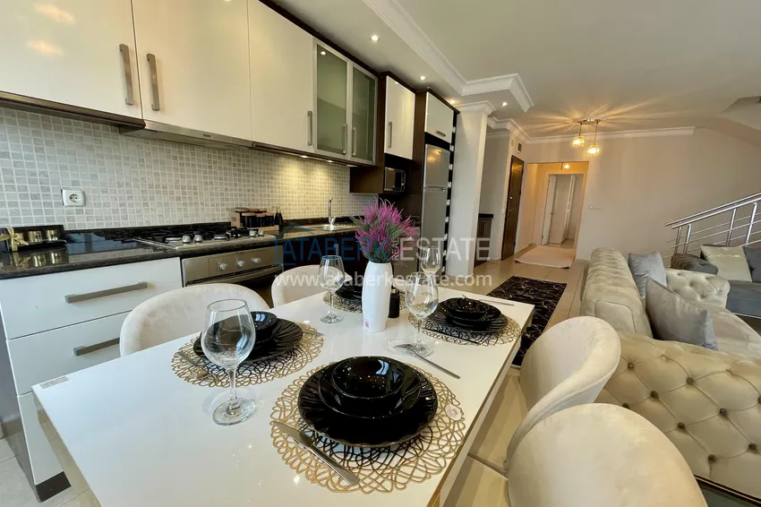 Purchase  Furnished duplex with sea view in Alanya, Mahmutlar district - 300 meters from the sea  3 