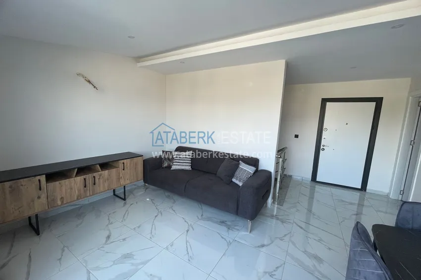 Purchase Duplex with new furniture and mountain views in a modern complex - Gazipasa City 3 