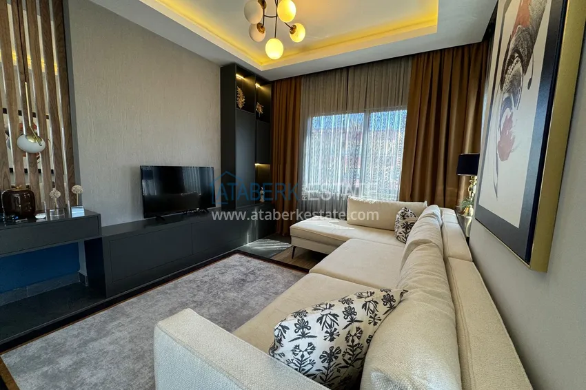 Purchase  2+1 apartment with furniture and sea view in a young complex, Mahmutlar district — Alanya 5 