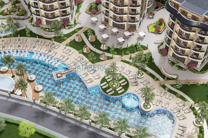 Investment property under construction from an investor — Alanya, Oba district  4 