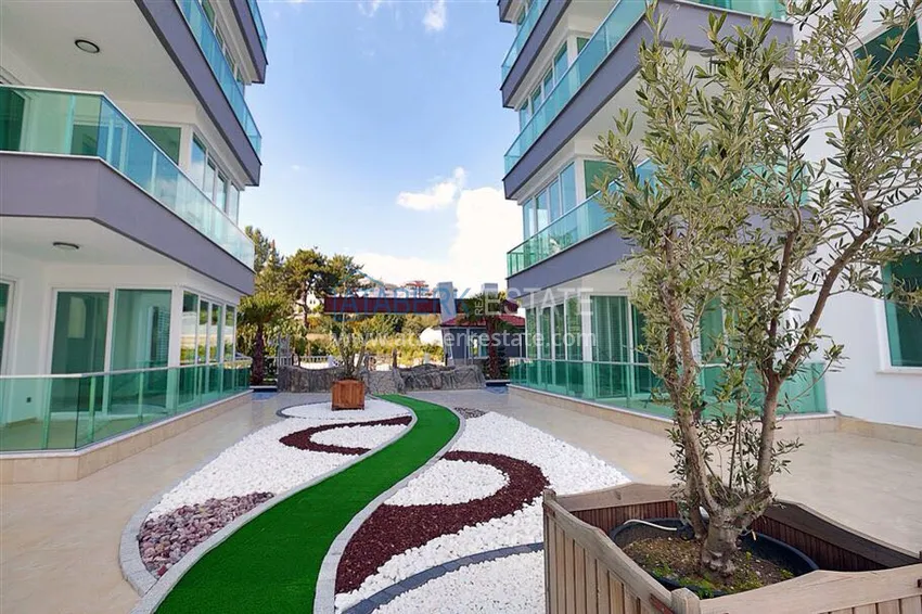 Real estate for a residence permit. Three-room apartment with furniture in Alanya, Tosmur district  4 