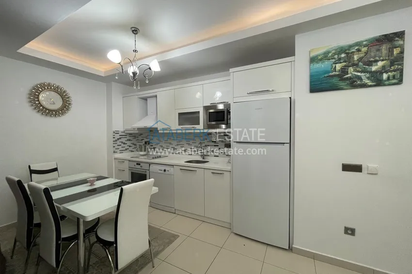 Purchase  Real estate for a residence permit. Three-room apartment with furniture in Alanya, Tosmur district  4 