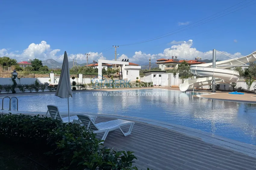 Duplex with new furniture and mountain views in a modern complex - Gazipasa City 4 