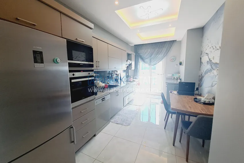 Purchase Linear 3+1 apartment with separate kitchen, new furniture and partial sea view - Mahmutlar district, Alanya 8