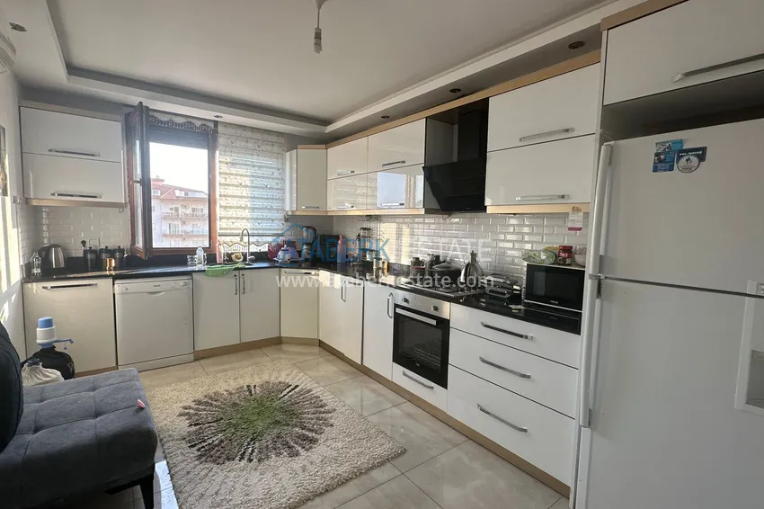 Purchase Duplex apartment with furniture, separate kitchen and mountain view — Kestel district, Alanya 5 