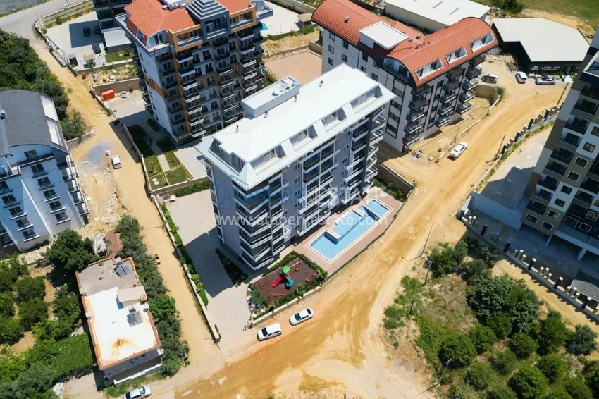 Urgent sale! Finished apartment from the owner in Alanya, Avsallar district 5 