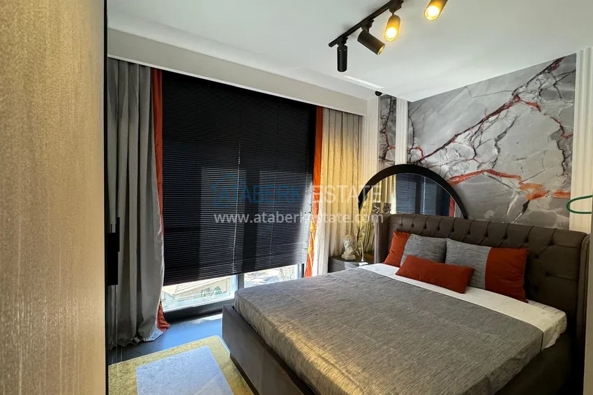 Purchase  2+1 apartment with furniture and sea view in a young complex, Mahmutlar district — Alanya 10 