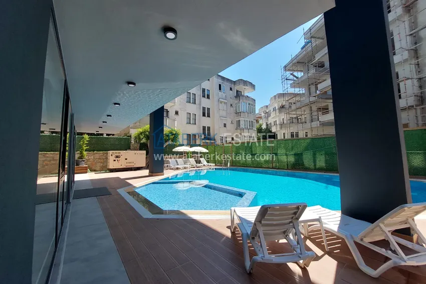 One bedroom apartment 75 m2 in the center of Alanya in a new residential complex 7 