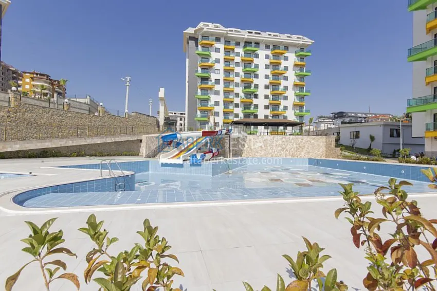 Finely finished one-bedroom apartment with sea view, Avsallar district — Alanya 8 