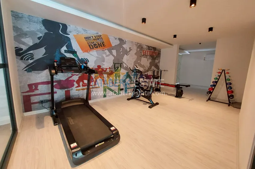 One bedroom apartment 75 m2 in the center of Alanya in a new residential complex 8 