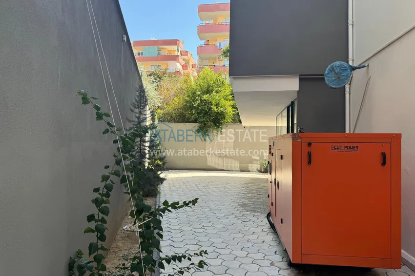 2+1 apartment with furniture and sea view in a young complex, Mahmutlar district — Alanya 10 