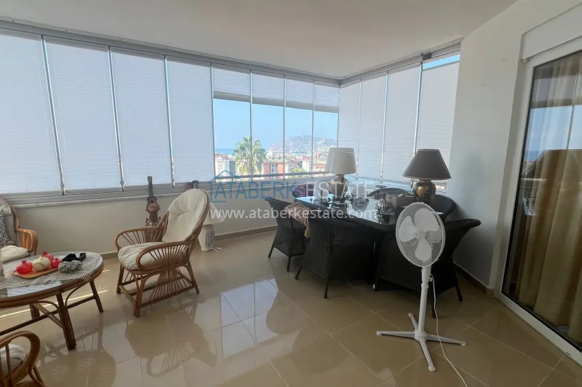 Purchase Three-room apartment with sea view, suitable for a residence permit - Cikcilli district, Alanya 9 