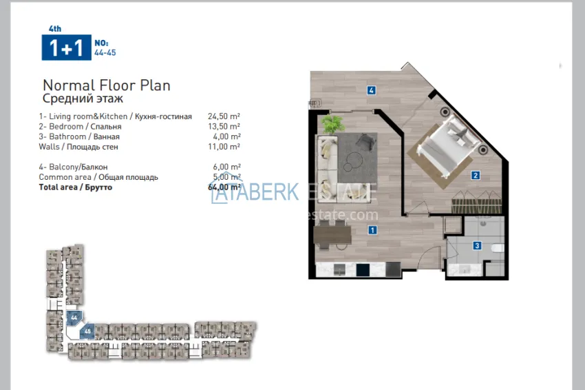 Buy cheap A grandiose project of a large-scale complex with the infrastructure of a five-star hotel - Konyaalti, Antalya 4 