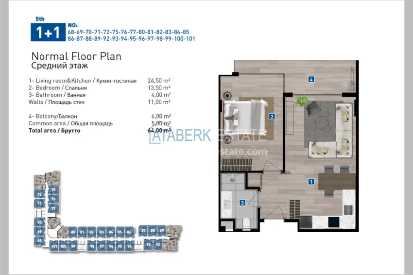 Buy cheap A grandiose project of a large-scale complex with the infrastructure of a five-star hotel - Konyaalti, Antalya 5 