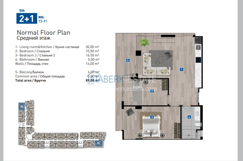 Buy cheap A grandiose project of a large-scale complex with the infrastructure of a five-star hotel - Konyaalti, Antalya 12 