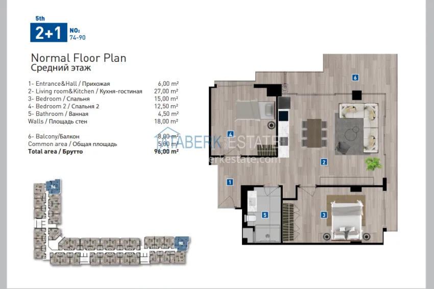 Buy cheap A grandiose project of a large-scale complex with the infrastructure of a five-star hotel - Konyaalti, Antalya 13 
