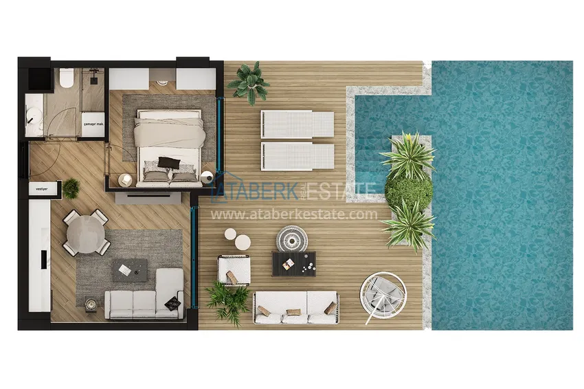 Buy cheap New residential complex project under construction in Antalya, Altintash district  1 