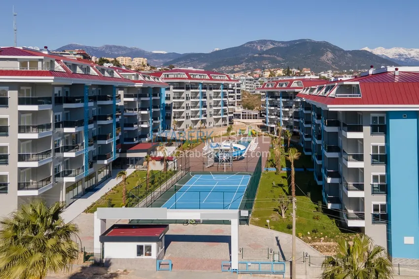 Reverse duplex with sea view in Alanya, Kestel district  2 