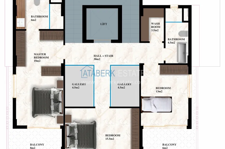 Buy cheap An exclusive project of an elite cottage complex in the Kargicak district 5 