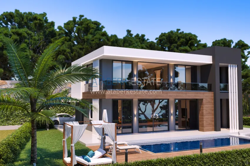 An exclusive project of an elite cottage complex in the Kargicak district 12 