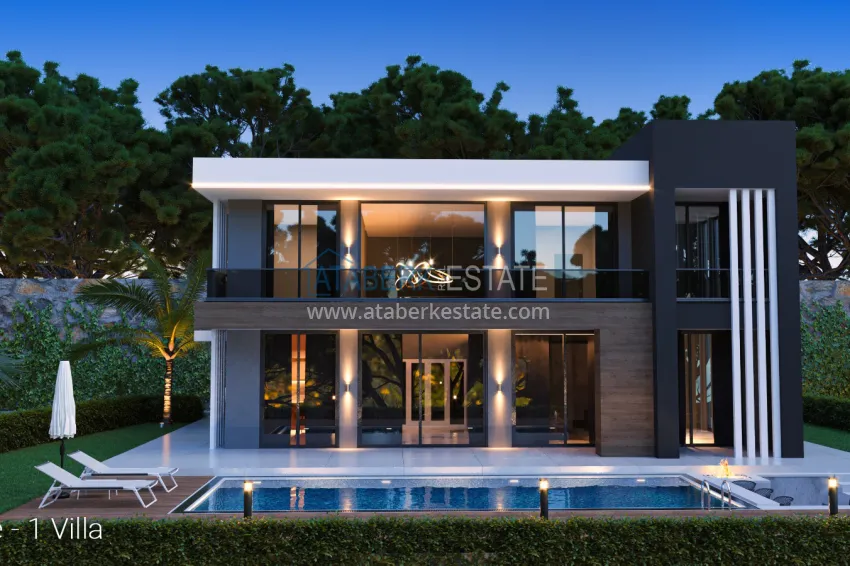 An exclusive project of an elite cottage complex in the Kargicak district 11 