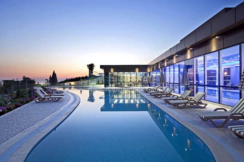 Two-storey villa in Kargicak, furnished, with private garage and swimming pool  1 