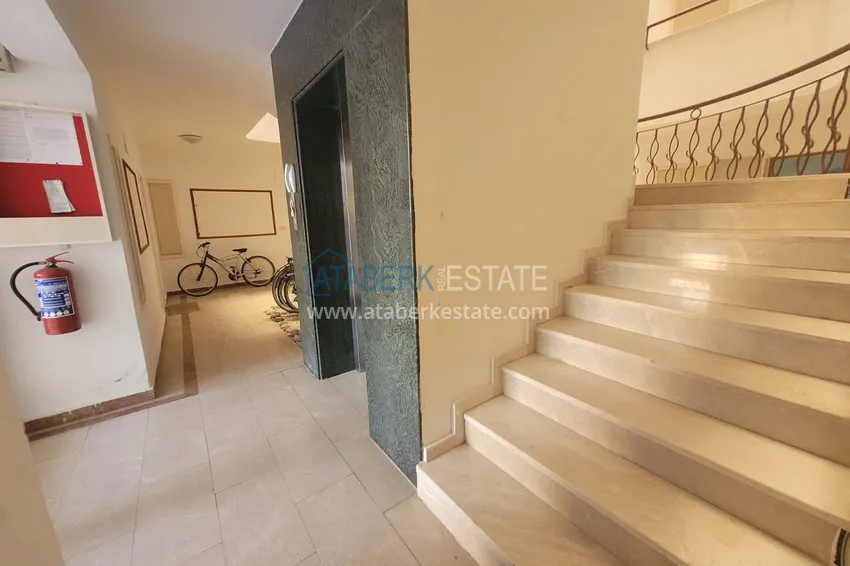 Turnkey one-bedroom apartment in a cozy complex in Alanya Tosmur district 12 