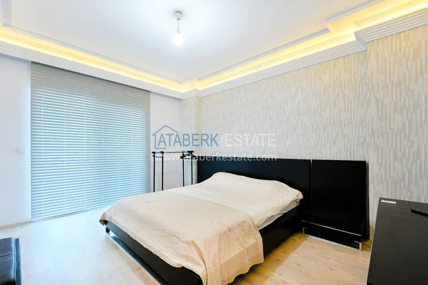 Purchase Apartment in Alanya 3+1 with furniture and glazed balconies on the first coastal, Tosmur area 10