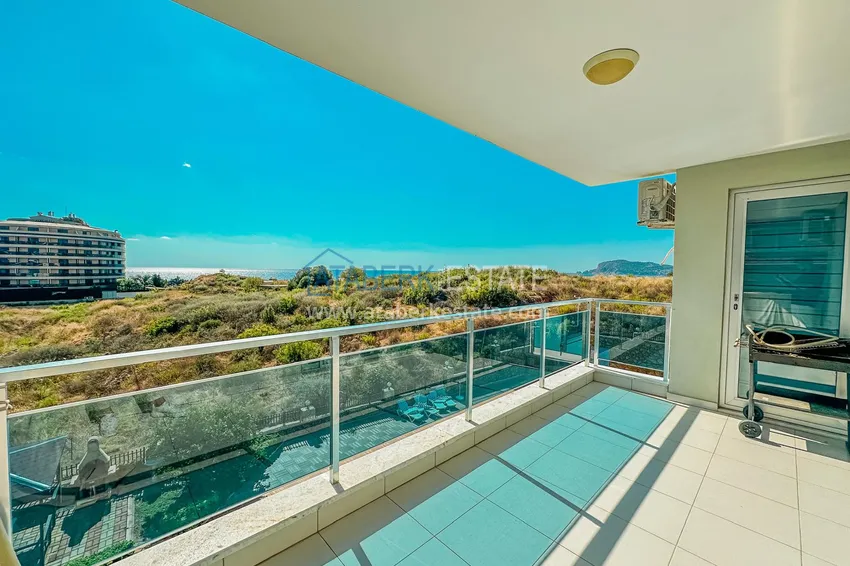 Purchase  1+1 apartment with furniture and open sea views, Kestel district - Alanya 10 