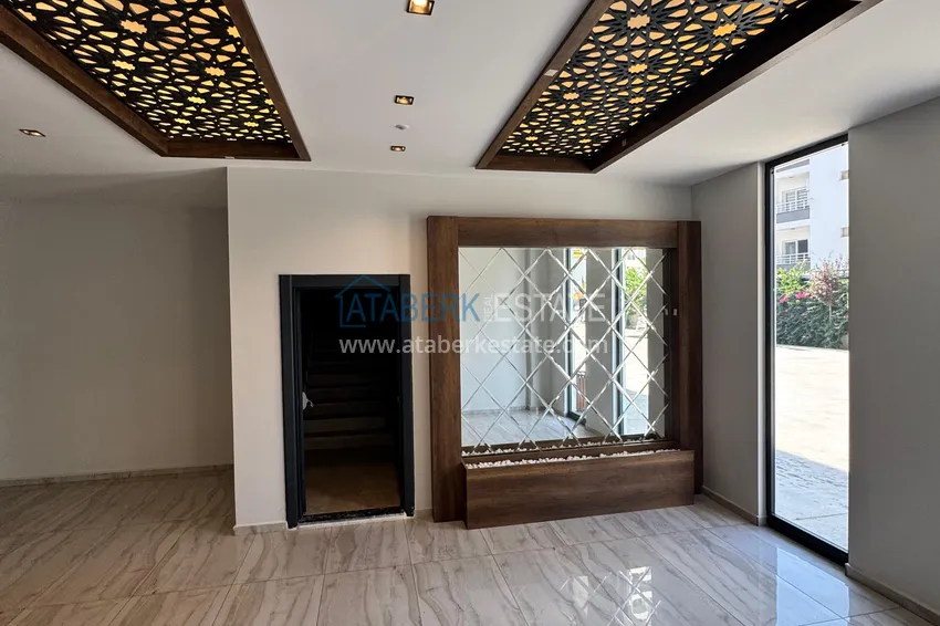 Two-bedroom apartment with furniture and a glazed balcony in Mersin - Tomyuk 10