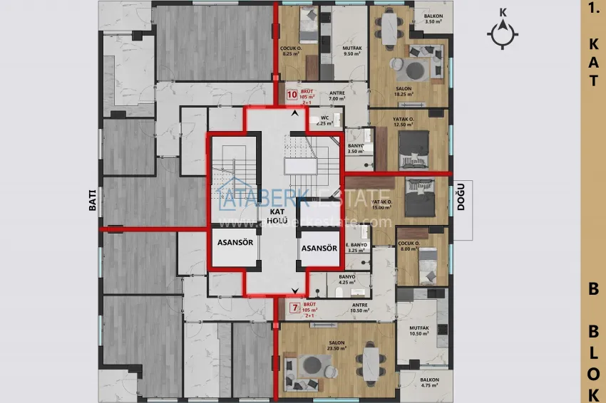 Buy cheap Apartments in Antalya — Center, in a complex under construction 10 